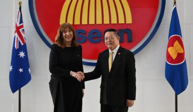 Secretary-General of ASEAN receives Governor of Victoria, Australia, at the ASEAN Headquarters/ASEAN Secretariat