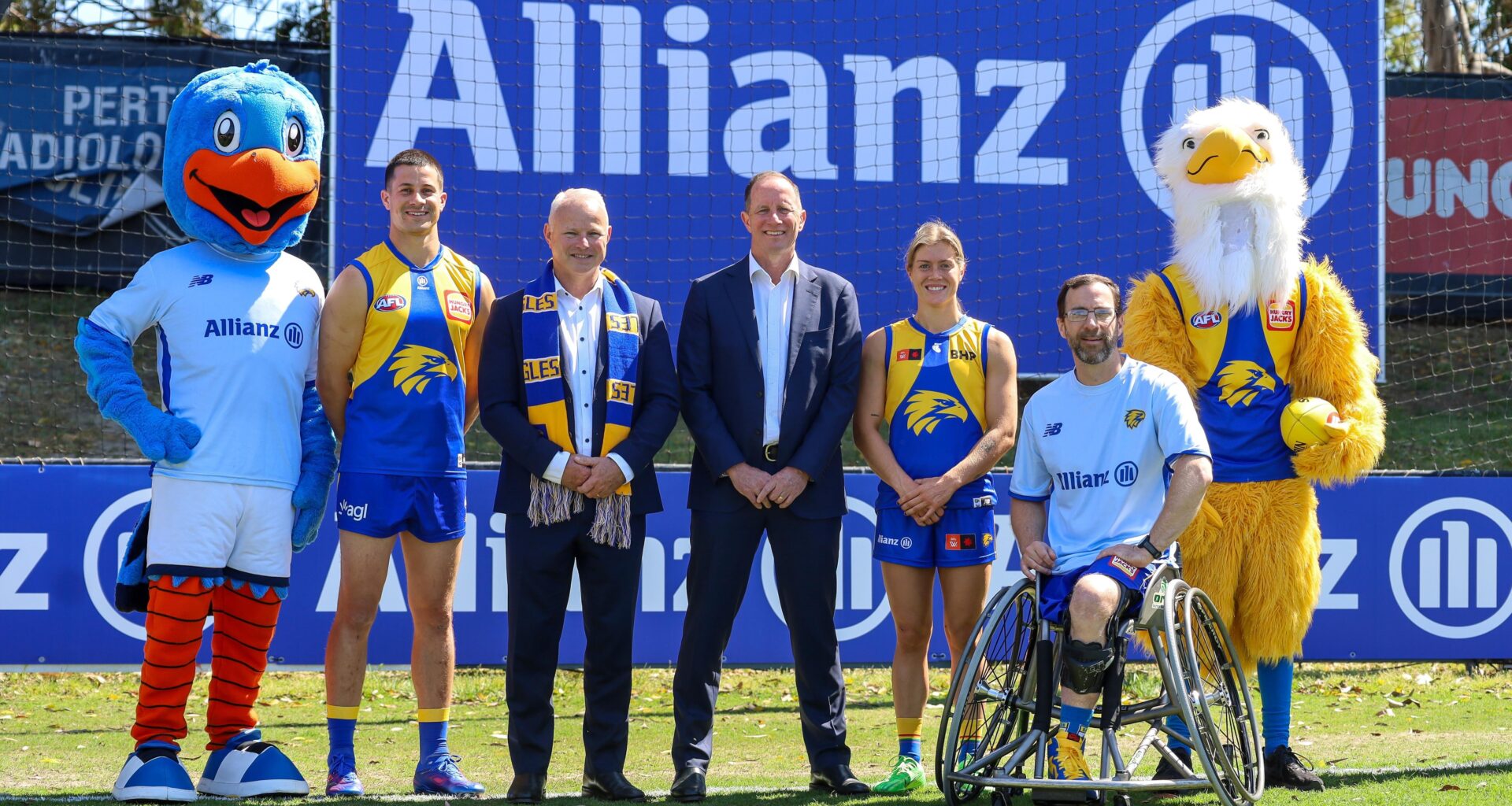 West Coast Eagles team up with Allianz Australia