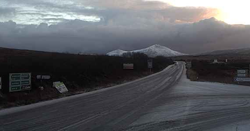 Warning over black ice across Donegal