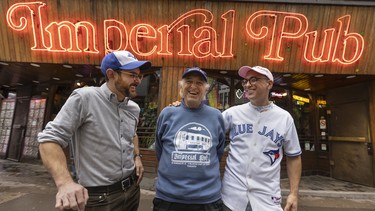 Owners outside the Imperial Pub.