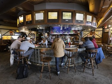 View inside the Imperial Pub.