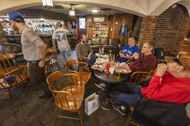 View inside the Imperial Pub.