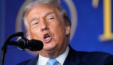 Trump dismisses Marjorie Taylor Greene’s claim his attacks put her in danger, tells female reporter ‘quiet, quiet piggy’ - CTV News