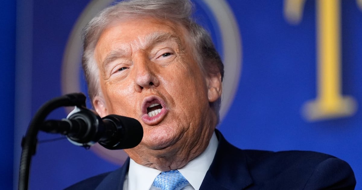 Trump dismisses Marjorie Taylor Greene’s claim his attacks put her in danger, tells female reporter ‘quiet, quiet piggy’ - CTV News