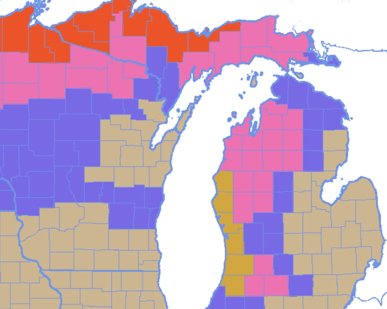 Blizzard, Winter Storm Warnings expand; Every Michigan county under a warning or advisory