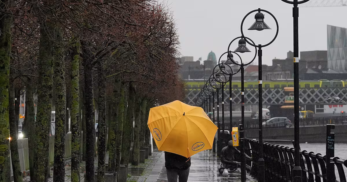 Yellow warnings for rain in three counties with wet night ahead – The Irish Times