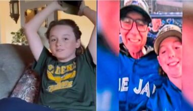 Toronto family captures moment 11-year-old son is surprised with World Series tickets