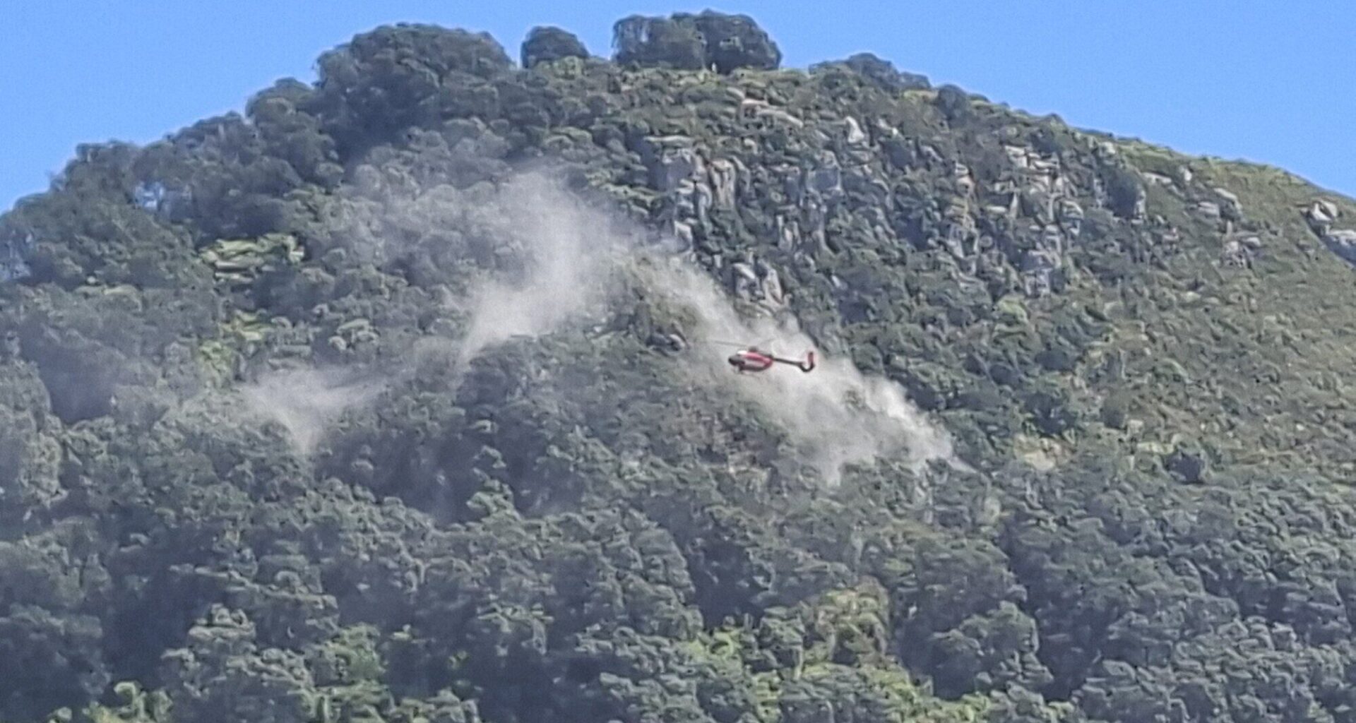 SunLive - Person airlifted after fall on Mauao track