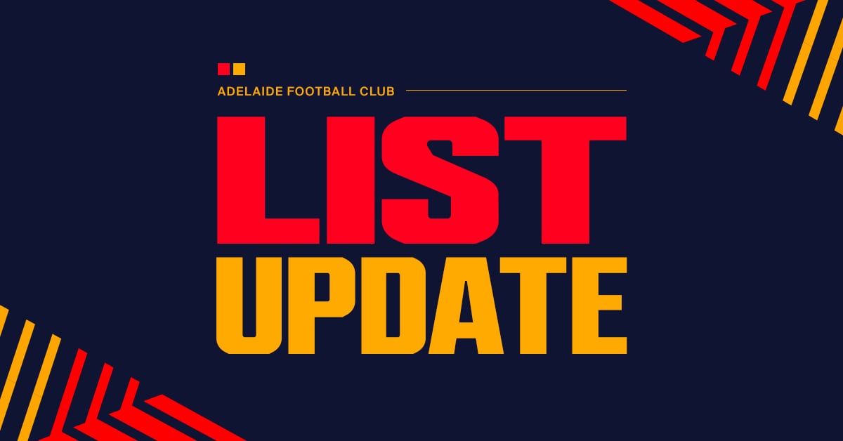 AFL list update