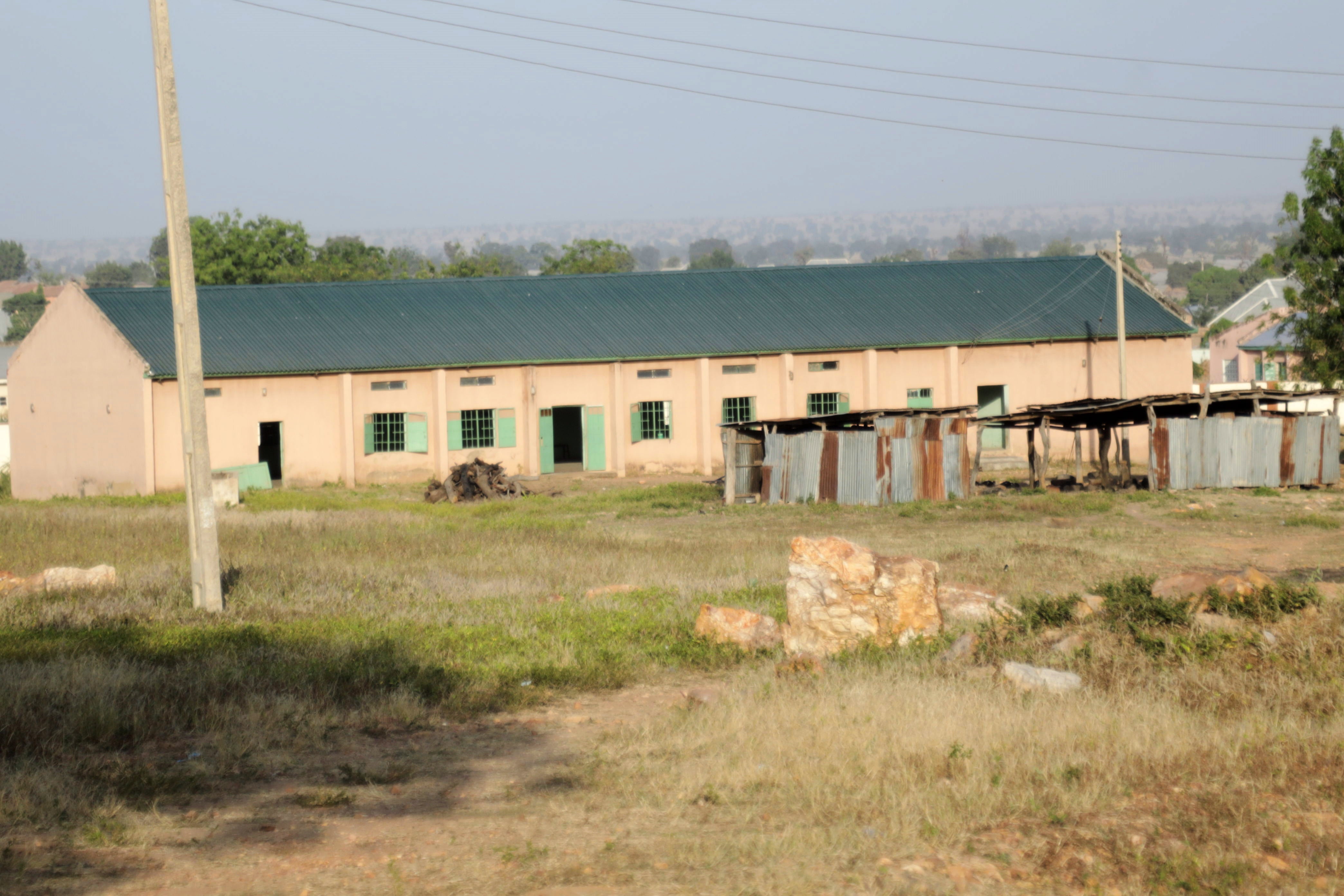 A general view of the school from which school children were kidnapped by gunmen in Kebbi, Nigeria