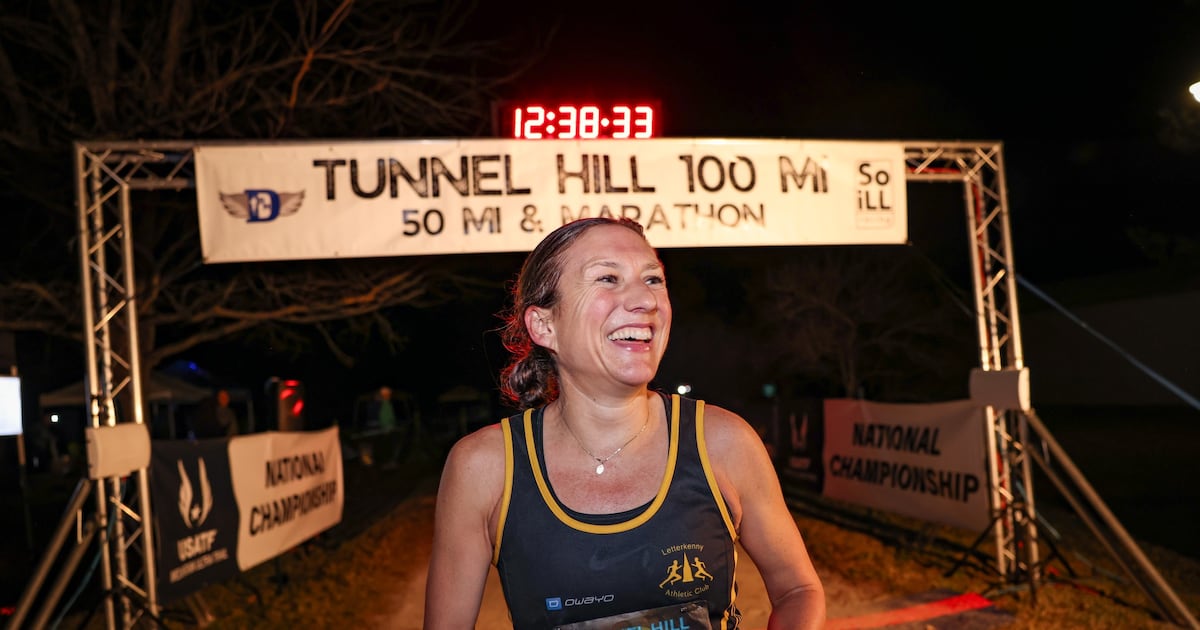 Irish athlete Caitriona Jennings breaks 100-mile world record – The Irish Times