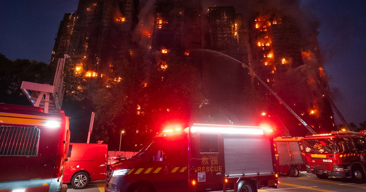 3 arrested in Hong Kong, as a high-rise fire leaves at least 44 dead and 279 reported missing - CTV News