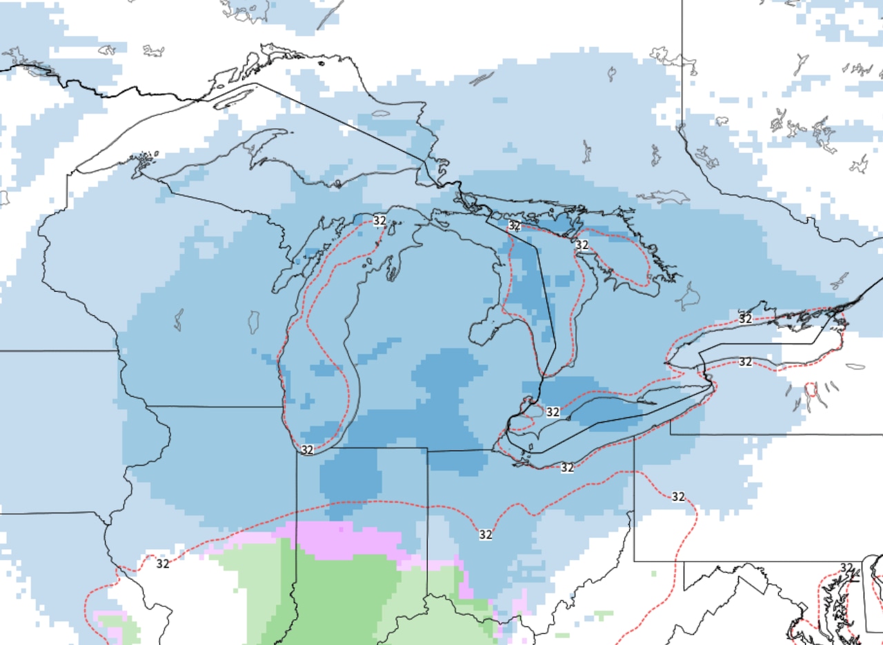 Weekend snowstorm looking more likely, should affect all of Lower Michigan