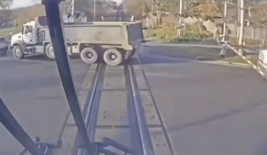 GO train hits dump truck stopped on tracks in Markham