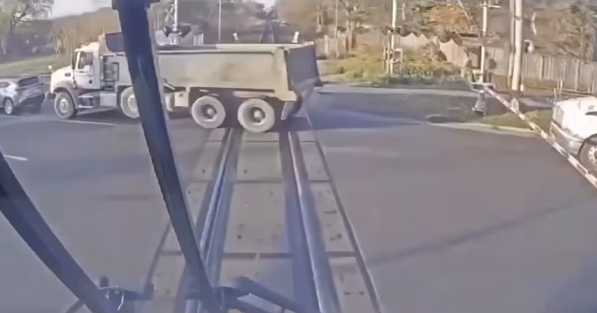 GO train hits dump truck stopped on tracks in Markham