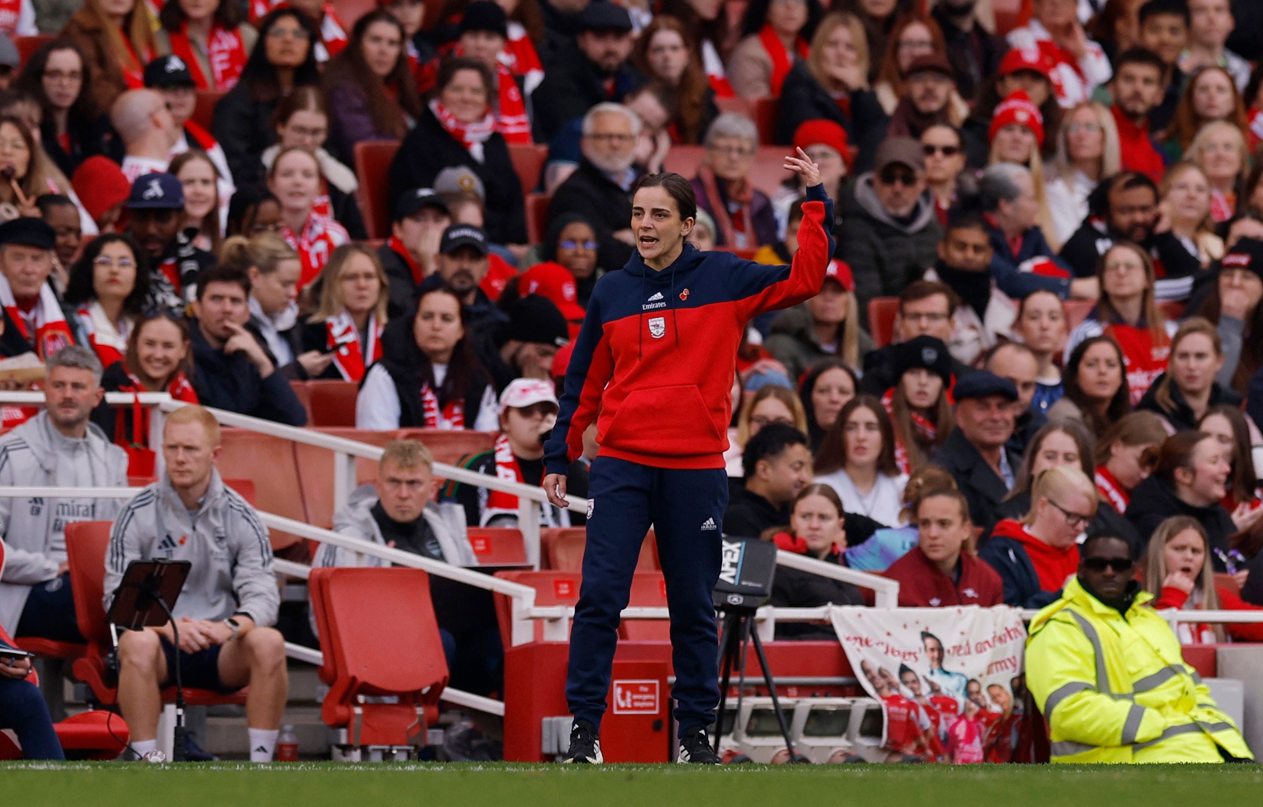 Renee Slegers was furious with the decision to disallow Blackstenius’s goal