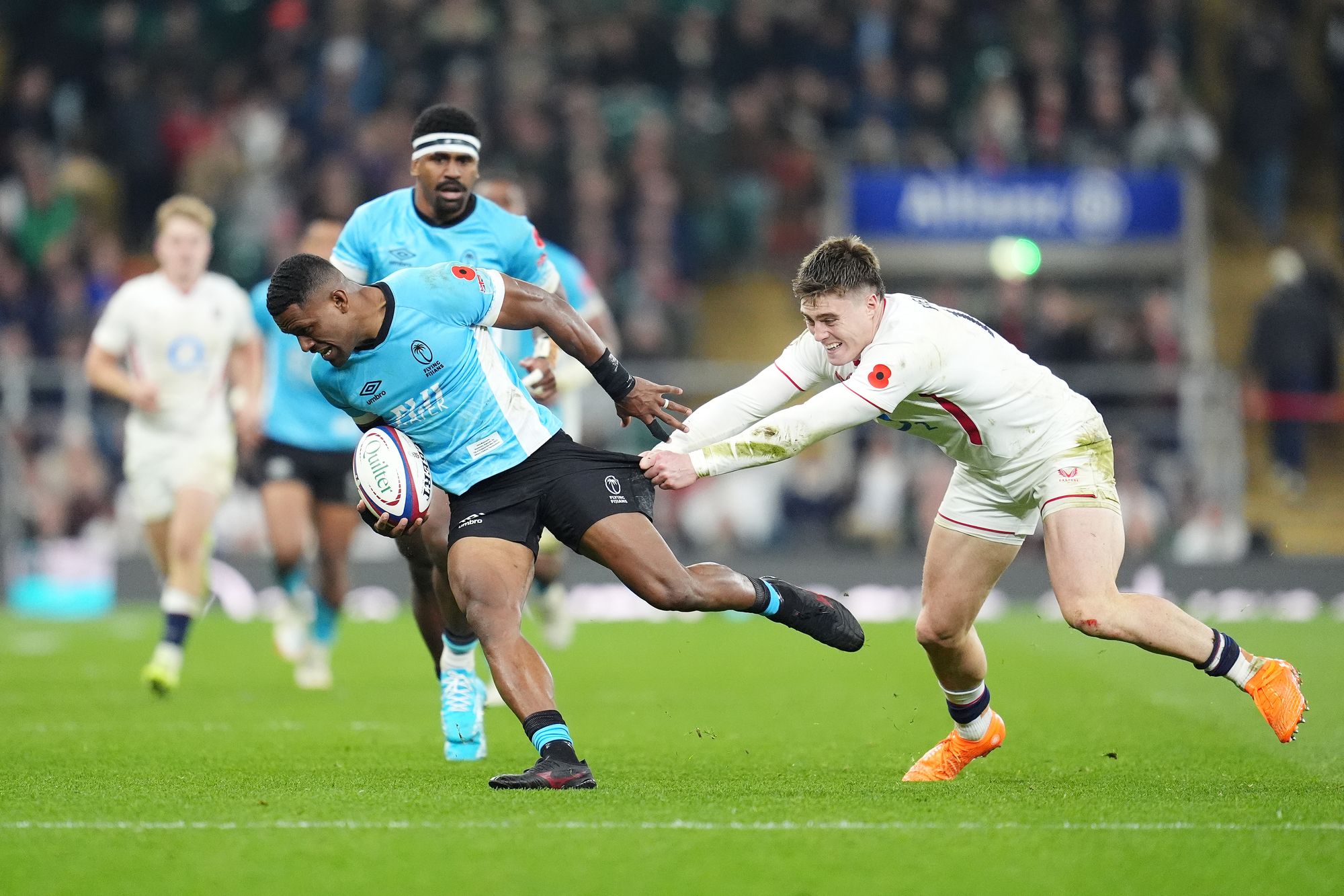 England are due to play Fiji in South Africa next July