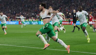 When are the World Cup qualifying play-offs and when is the draw?