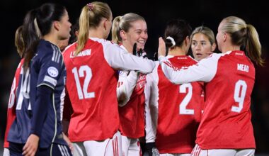 Alessia Russo brace seals comeback win for Arsenal over Real Madrid but Wolfsburg thrash Manchester Utd