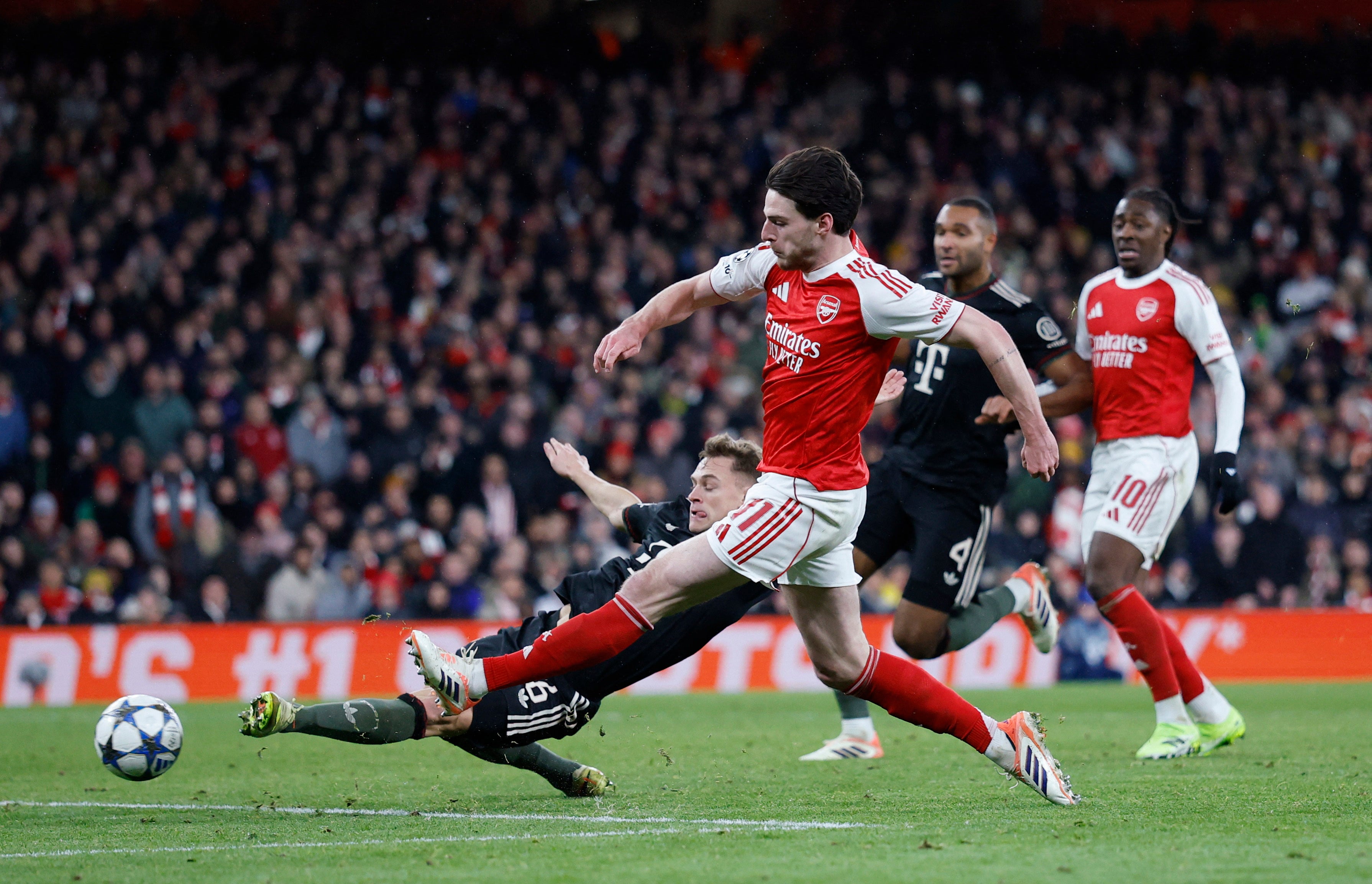 Declan Rice impressed again for the Gunners