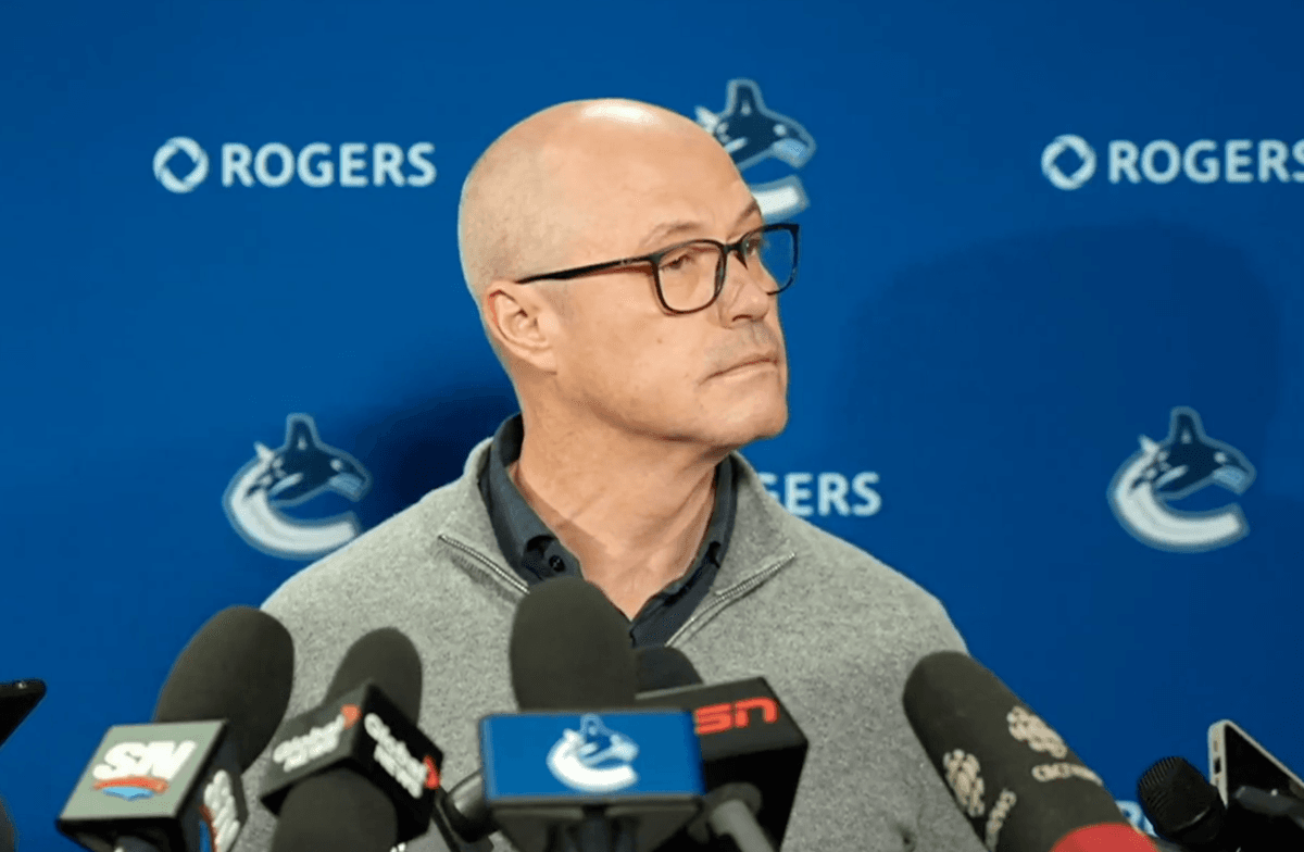 Patrik Allvin throws cold water on a potential Canucks rebuild
