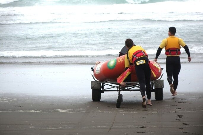  Surf Life Saving NZ lifeguards. Photo: Kim Baker Wilson.
