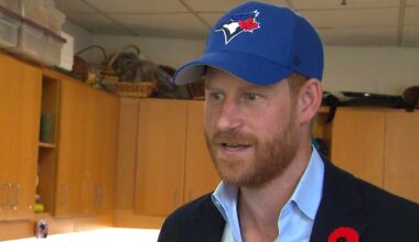 ‘I was under duress’: Prince Harry apologizes to Canada for wearing L.A. Dodgers hat during World Series - CTV News