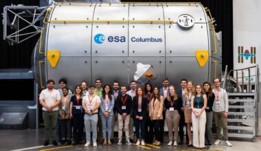 The CleanCube challenge teams attended a workshop at ESTEC