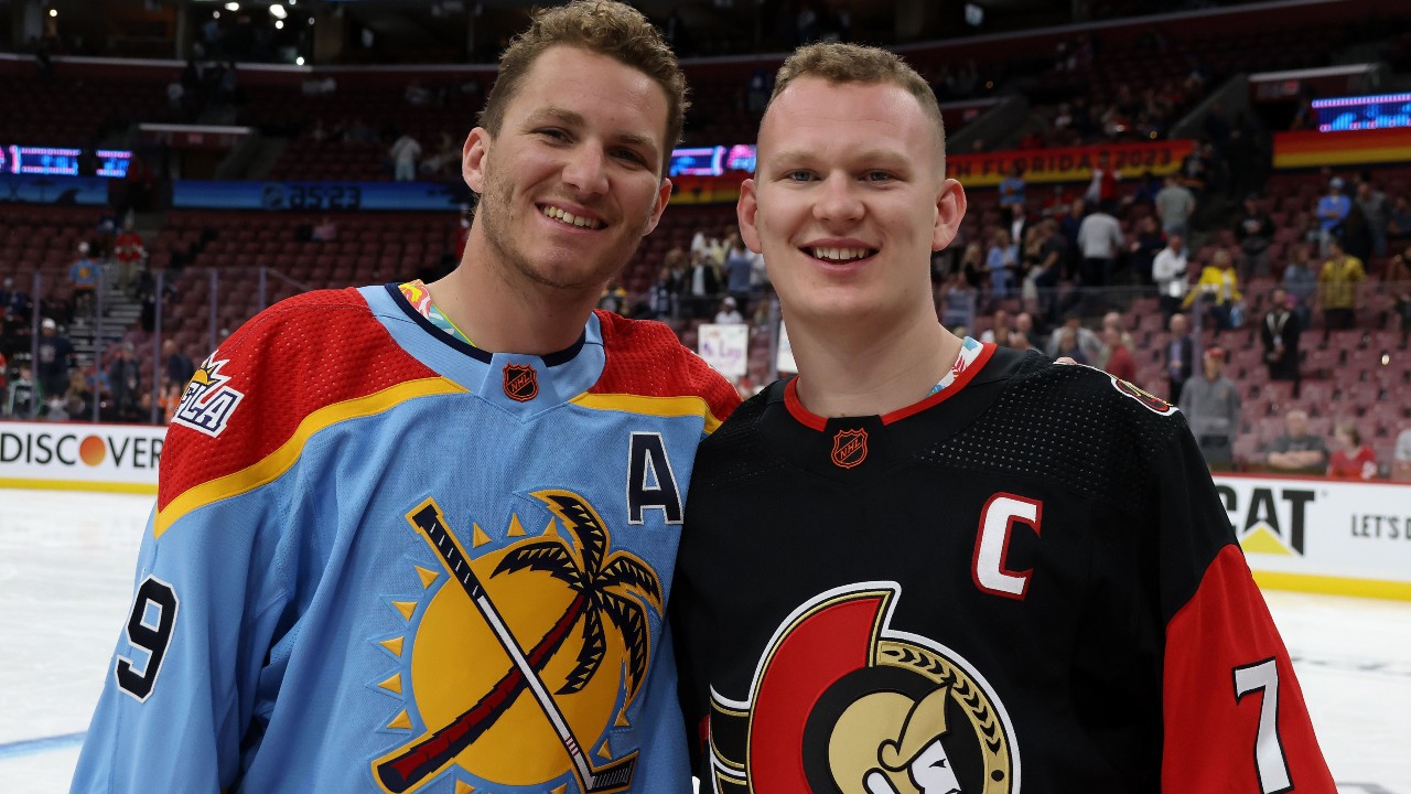 Matthew and Brady Tkachuk launch 'Wingmen' podcast