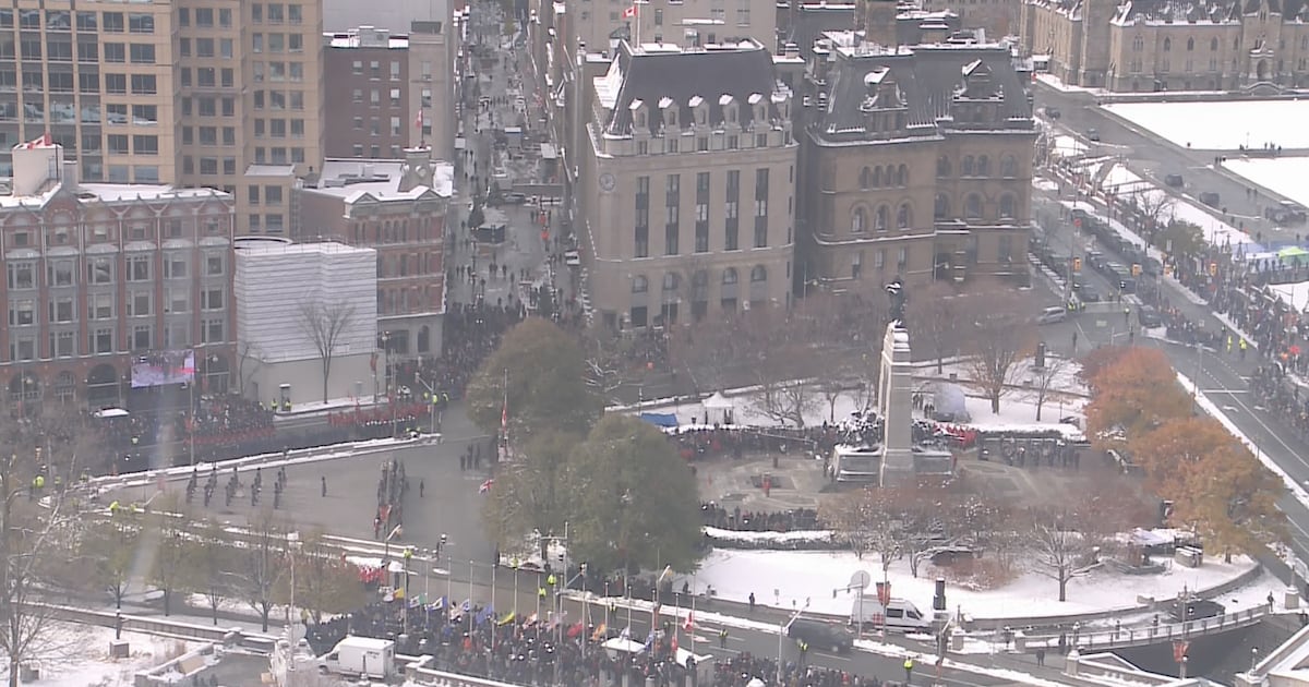 Crowds gather to mark Remembrance Day in Ottawa - CTV News