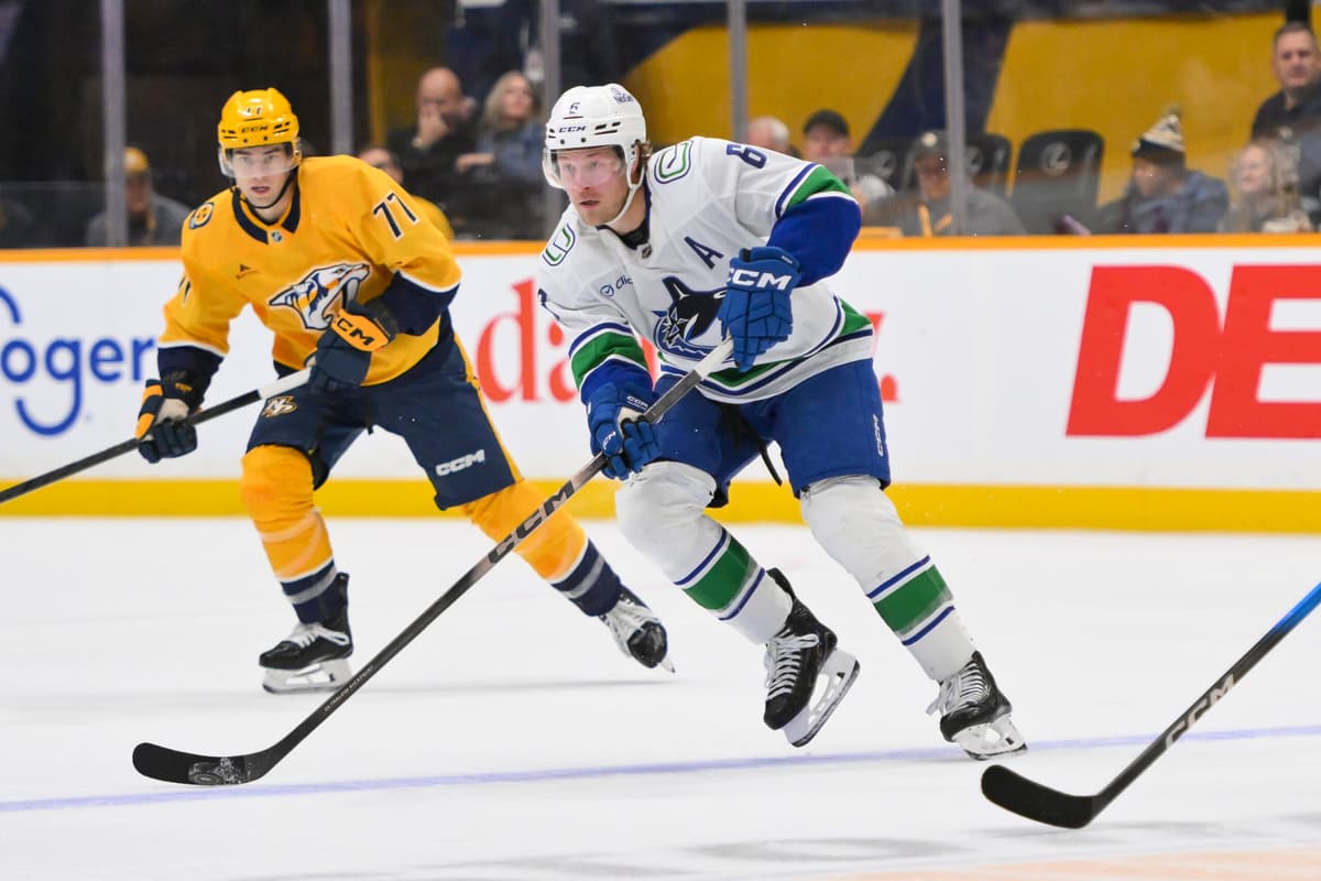 Brock Boeser and Evander Kane call deuces in Canucks’ 5-4 OT win vs. Predators