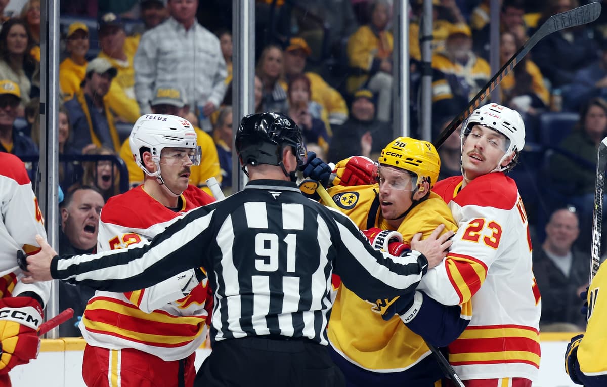 Flames comeback attempt comes up short in Music City