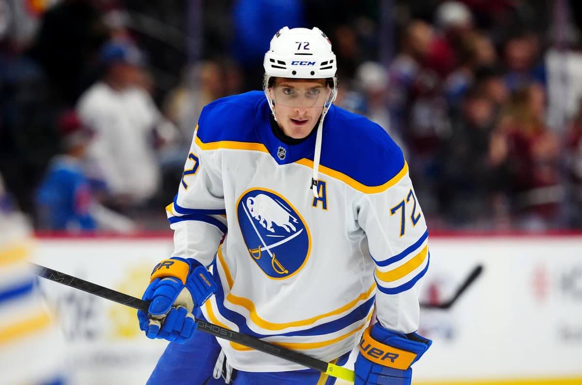 Tage Thompson on Sabres’ performance vs. Flames