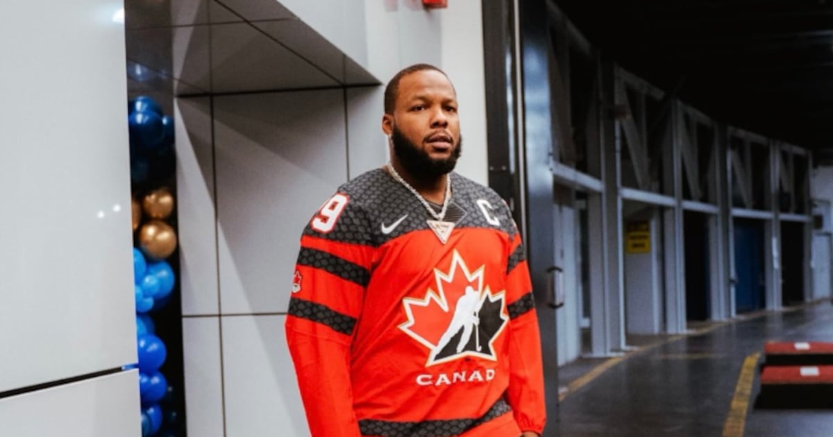 Vladdy wears Marie-Philip Poulin’s hockey jersey ahead of Game 7 - CTV News