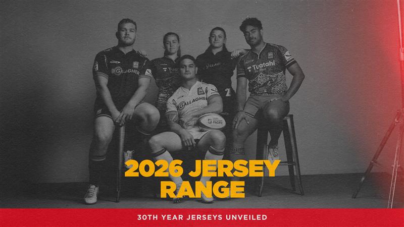 Chiefs rugby club reveals 2026 jersey collection 