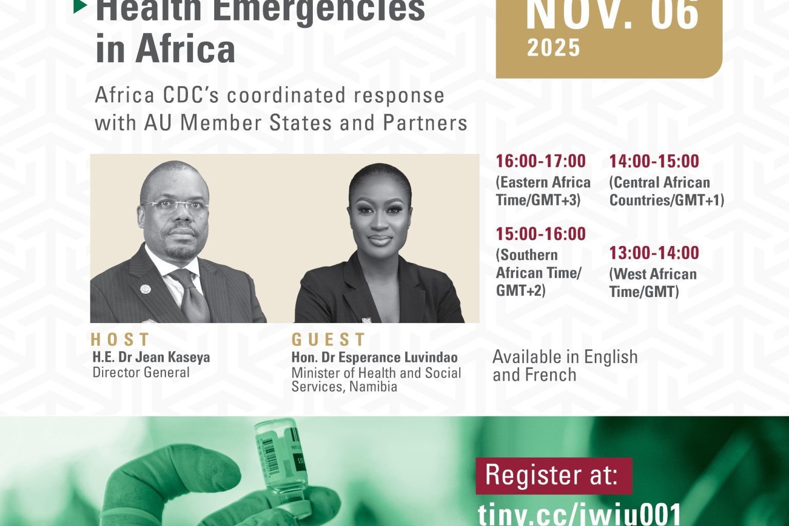 Weekly Special Press Briefing on Health Emergencies in Africa – Africa CDC