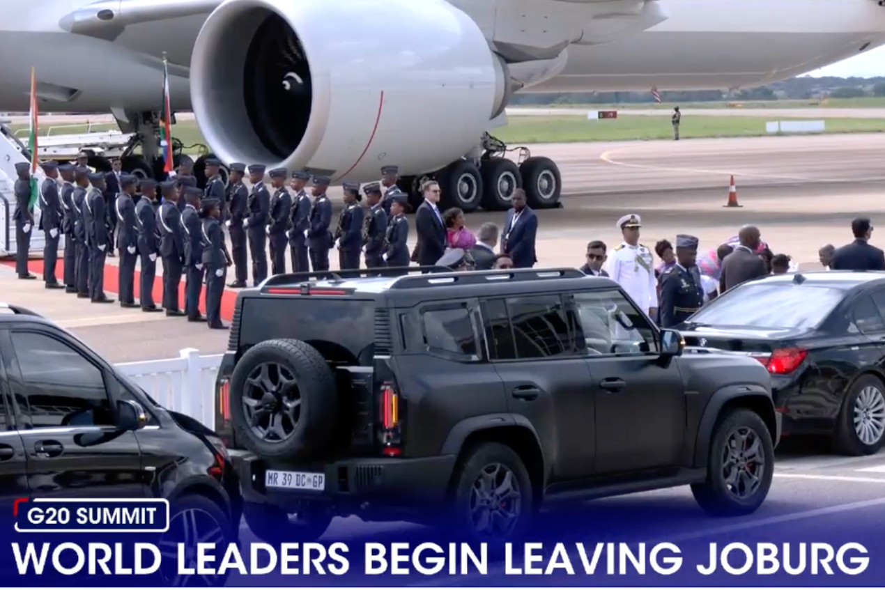 G20 Summit | World leaders begin leaving Joburg – G20 South Africa