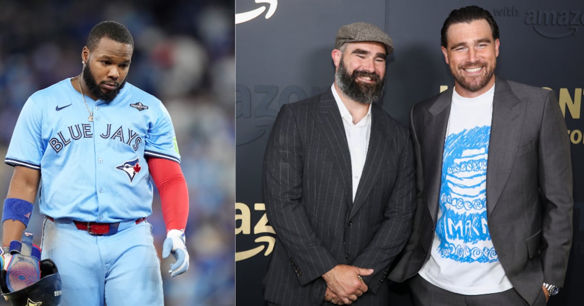 Jason Kelce mocks Blue Jays after Game 7 loss to Dodgers