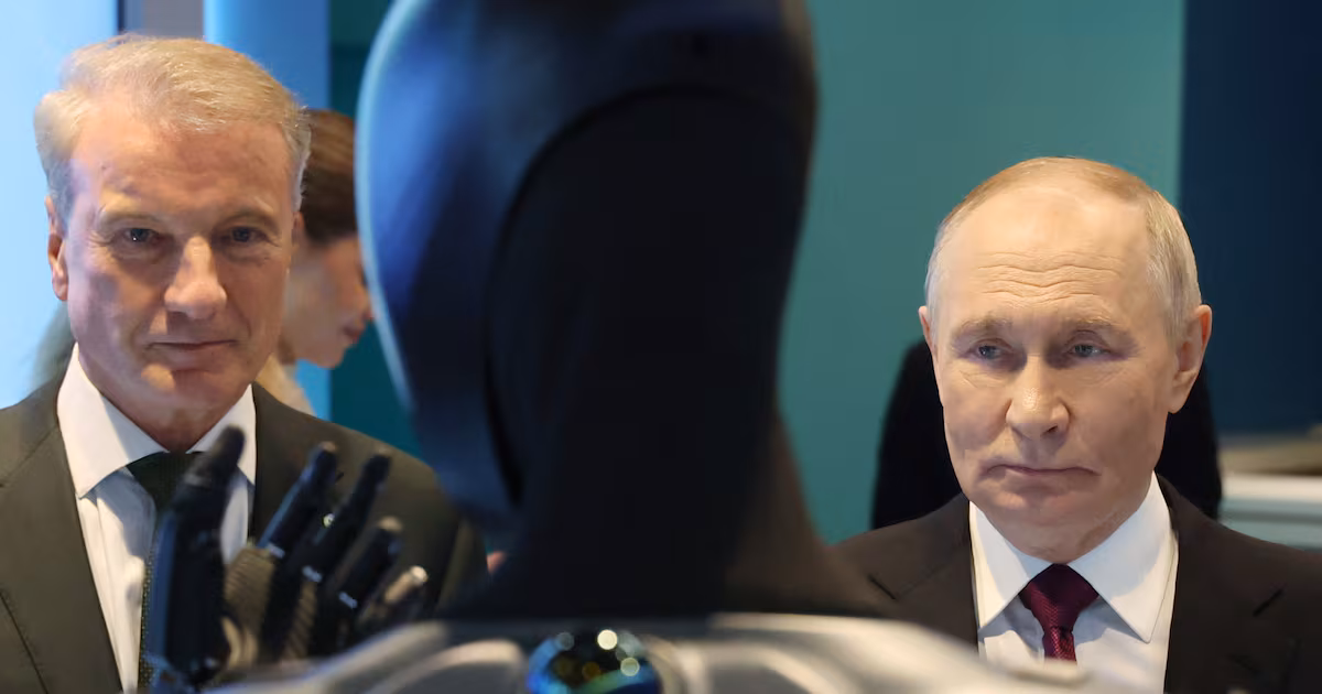 Putin, 73, Says Living to 150 Won’t Be Enough After Meeting ‘Beautiful’ Robot