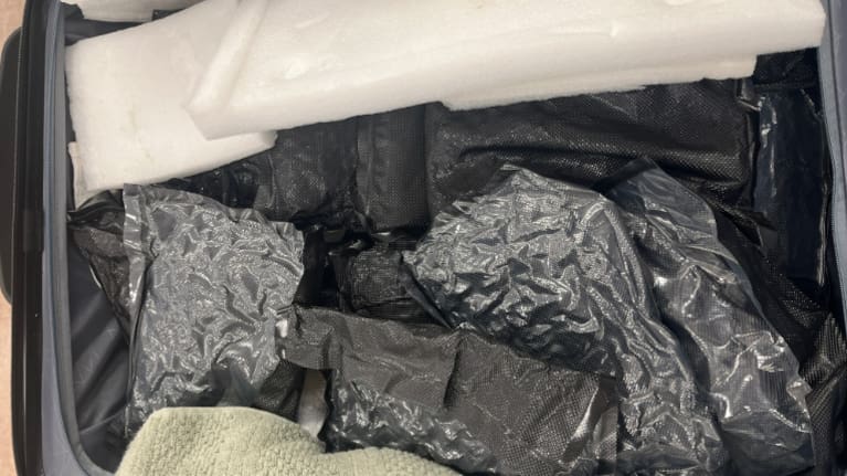 A United States national was caught with 19 kilograms of meth in their bags at Auckland Airport on 10 November.