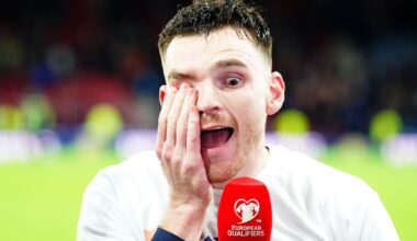 Tearful Andy Robertson reveals Diogo Jota inspiration after Scotland qualify for World Cup 2026