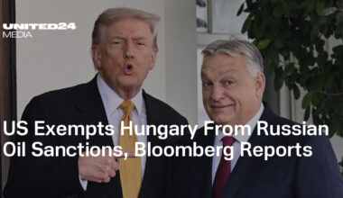 US Exempts Hungary From Russian Oil Sanctions, Bloomberg Reports — UNITED24 Media
