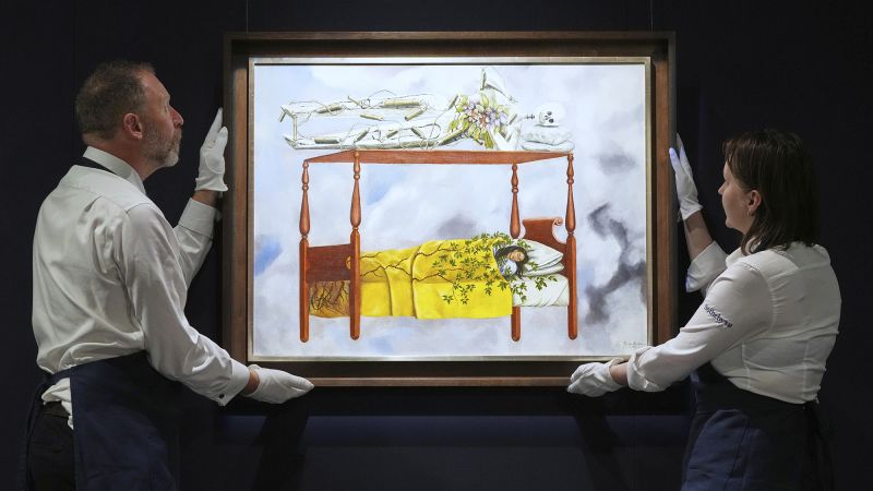 Frida Kahlo self-portrait sells for $54.7 million, setting new record for female artists