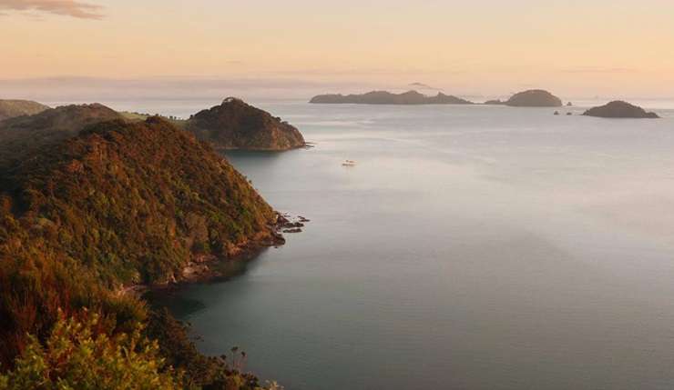 Manawaora in the Bay of Islands is attracting wealthy foreign buyers. The main residence sits high on the Karaka Point headland and was conceived by the owner and detailed by Italian architect Misa Poggi. Photo / Supplied
