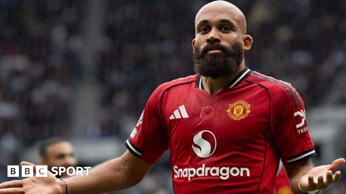 Manchester United forward Bryan Mbeumo