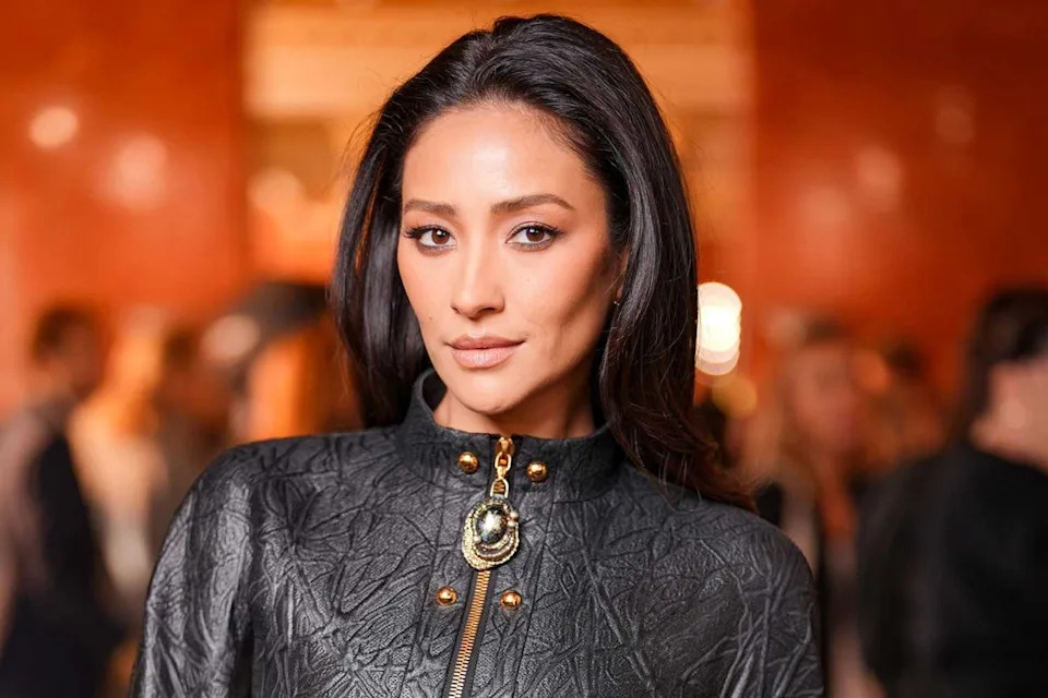 Swan Gallet/WWD via Getty Shay Mitchell at Paris Fashion Week