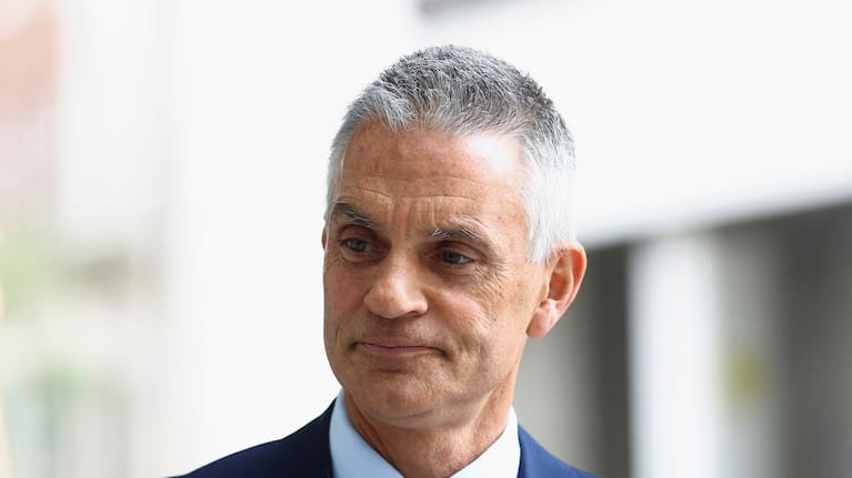 BBC Director-General Tim Davie is pictured at BBC World Service offices in London.