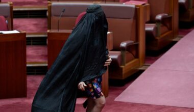 Pauline Hanson wears burqa in Senate chamber for second time