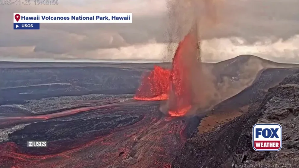 At approximately 2:30 p.m. local time on Tuesday, Hawaii’s Kīlauea volcano erupted, sustaining lava fountains approximately 400 feet in height. 