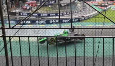 Bortoleto survived a powerful crash at Interlagos
